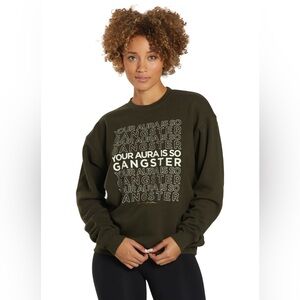 NWT Spiritual Gangster Aura Boyfriend Pullover - Size S